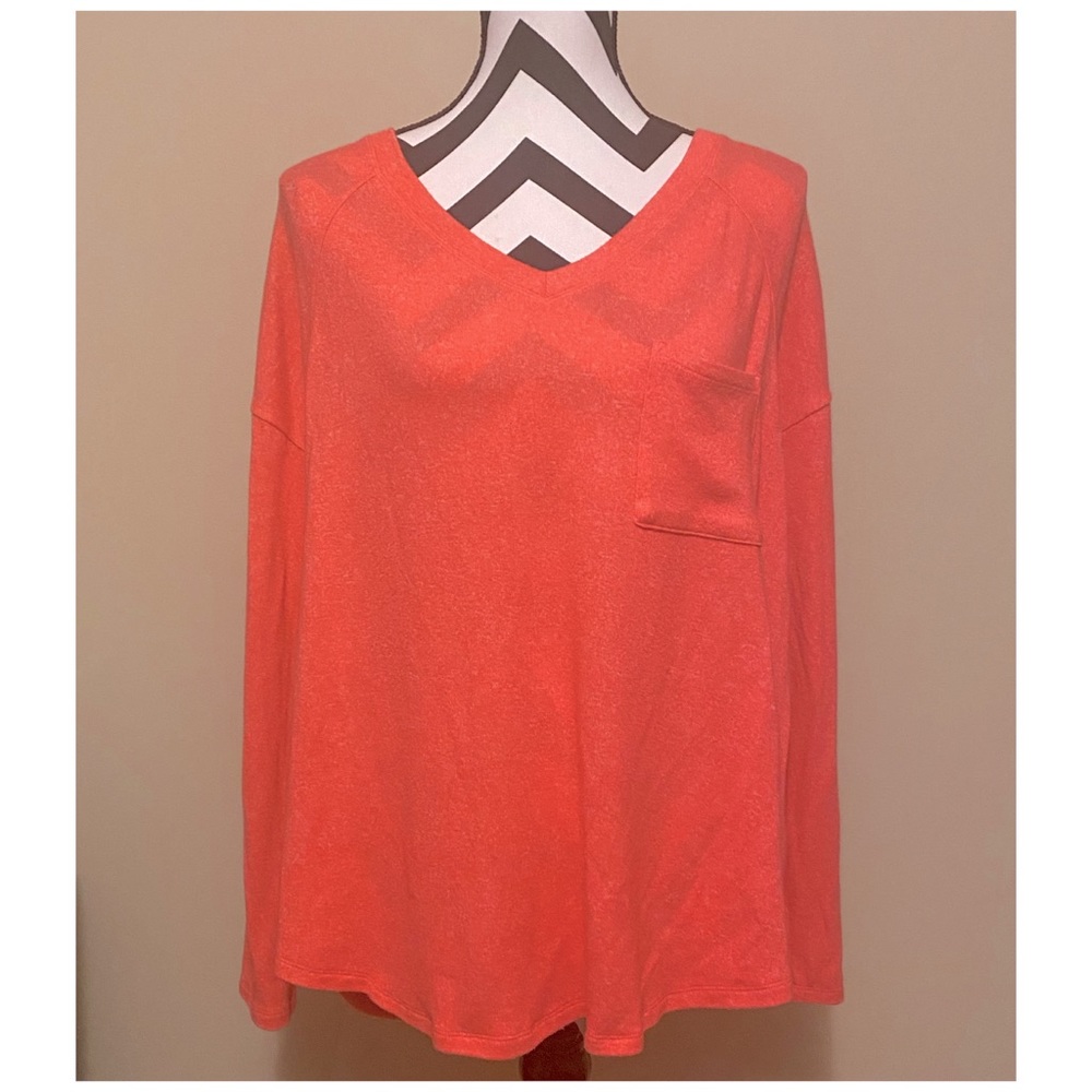 Orange Calvin Klein sweatshirt